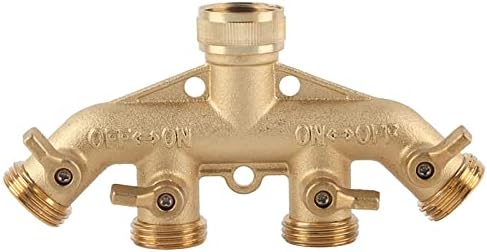 Zopsc 4 Way Brass Hose Splitter for Garden Faucet - Image 6