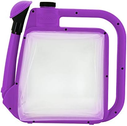 Centurion 1408 Foldable Clear Plastic Watering Can,1.5 Gal with Rotating Nozzle, Long Stem Spout, Compact Ergonomic Design with Sprinkler & Pouring System Ideal for Indoor/Outdoor Gardening - Lavender by CENTURION