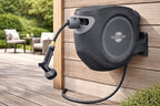 Sunneday SW-30B 100ft Retractable Hose Reel 5/8 | Automatic Retractable w/Wall Mount | Easy to Assemble Reel w/Flexible Swivel Mount - Image 3