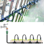 Easy-Install Garden Water Irrigation System | Flexible Multi-Sized Nozzles, Mist Spray Watering, Quick-Connect Kit (30cm Nozzle, 197ft - 60m) - Image 4