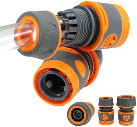 5PCS 1/2" 3/4" Garden Hose Quick Connector for Repair Extender Water Tube Joint 12mm 16mm Irrigation Pipe Coupling Adapter(D5PCS) - Image 4