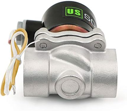 U.S. Solid Stainless Steel Electric Solenoid Valve 110VAC Normally Closed Air Water (3/4) - Image 5