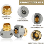 Hourleey Garden Hose Repair Connector with Clamps + Hose Repair Kit - Image 7