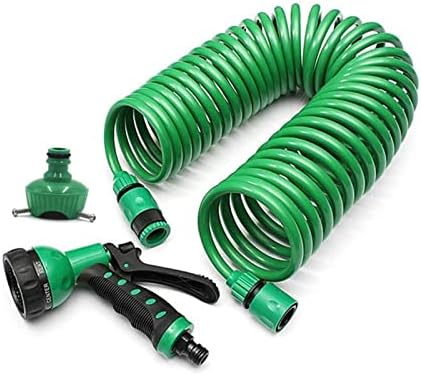 Garden Telescopic Spring Hose Tube -Garden Hose Plastic Multifunctional Car Wash Water Spray Sprinkler For Garden Water Pipe (Color : 15M) by Unknown