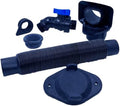 Rain Barrel Downspout Diverter Kits for 2x3, 3x4, 3inch and 4inch Round Downspouts (2x3 Downspout, With Spigot) by Aquabarrel
