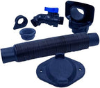 Rain Barrel Downspout Diverter Kits for 2x3, 3x4, 3inch and 4inch Round Downspouts (2x3 Downspout, With Spigot) by Aquabarrel
