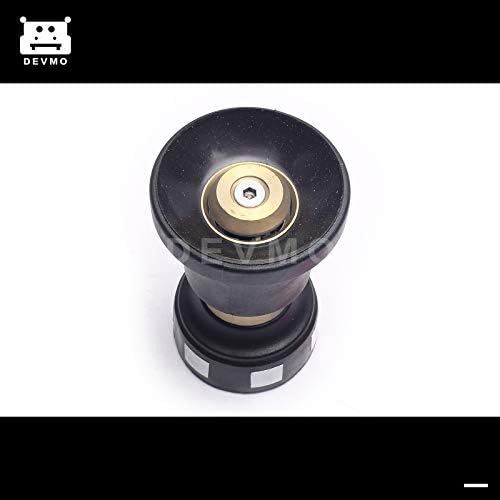 DEVMO Garden Hose Water Nozzle Pressure Sprayer Deluxe Solid Brass Fire Fireman Style Hose Nozzle Heavy Duty - Image 4