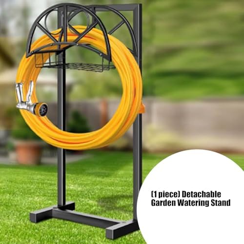 Detachable Gardening Hose Stand with Reinforced Frame and Ergonomic Height for Easy Access Sturdy Garden Hose Stand - Image 2