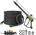 POHIR 5000PSI Pressure Washer Gun and 50ft Hose 4000psi by POHIR