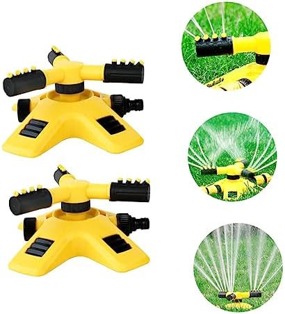 2Pcs Garden Hose Sprinkler Rotating Spray Nozzles Adjustable Plastic - Image 4