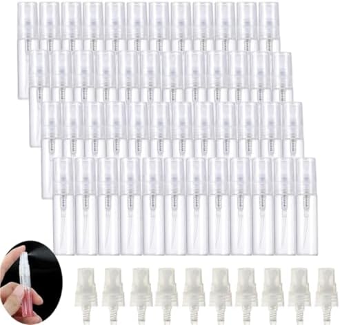 50pcs Mini Clear Perfume Glass Bottles Refillable Spray 2ml 3ml 5ml 10ml Travel - Image 3
