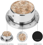 Mechanical Kitchen Timers for Cooking,Hand Drawn Patterns Printed 60 Minute Magnetic Countdown Timer,Cute Cooking Timers with Alarm,Stainless Steel Time Timer Manual No Batteries Required - Image 3
