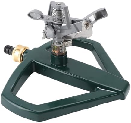 GOWENIC 360 Degree Rotating Sprinkler for Yard, Large Area (Silver) - Image 2