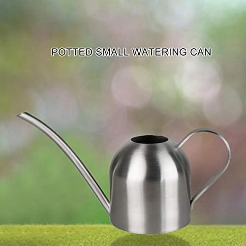 Naysku Stainless Steel Watering Pot, Watering Can for Indoor House Plants Long Spout Brushed Stainless Steel Watering Pot, Small Purling Can Indoor Watering Flower Kettle,500ml - Image 6