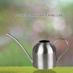 Naysku Stainless Steel Watering Pot, Watering Can for Indoor House Plants Long Spout Brushed Stainless Steel Watering Pot, Small Purling Can Indoor Watering Flower Kettle,500ml - Image 6