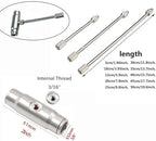 10 Pack Flexible Nozzle Extension for 3/16 UNC Fog Nozzle, Atomization Sprayer Nozzle Extensions Misting Extended Pole with 3/8" Slip-Lock Misting Nozzle Tees(Size:Pole15cm,) - Image 2