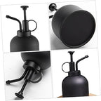 Vintage Black Stainless Steel Plant Mister Spray Bottle for Indoor Use - Image 4