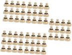 balacoo 5sets Misting Spray Nozzle Replacement Brass Stainless Steel Professional Garden Hose Nozzle 12pcs*5 by balacoo