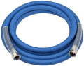 Guitrees 2026 Upgraded Leader Garden Hose 15ft x 5/8", Heavy Duty Short Water Hose, Female to Female Nickel-plated Brass Fittings, Five Layered Braiding, 1000PSI Burst, 300PSI Working (Blue) by Guitrees