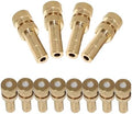 50 Pack Low Pressure Brass Misting Nozzles, Anti Drip Fogging Spray Head, Cleanable Water Mist Sprayers 6mm Mist Nozzle Dust Control(Size:Orifice 0.6mm,Color:Brass Color, .) by Unknown