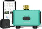 Smart WiFi Sprinkler Timer with Gateway, 2 Water Outlet Garden Hose Timer by Insoma