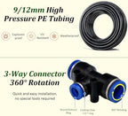Garden Watering Hose Spray Misting, Drip Irrigation System Kit - Image 4