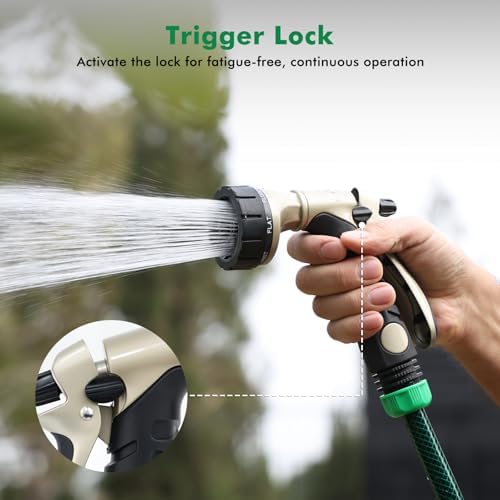 RESTMO Garden Hose Nozzle, Heavy Duty Metal Water Hose Nozzle for Outdoor - Image 5