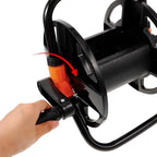 SHINEOFI Freestanding Garden Hose Reel Storage Rack with Hose Holder for Outdoor Lawn and Garden Storage Shelf - Image 4