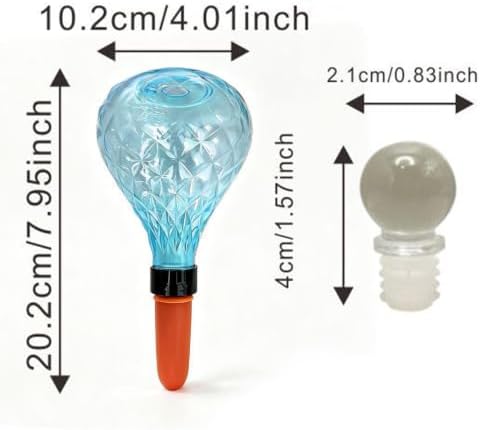 Plant Self Watering Globes 4 Pieces – Glass Automatic Waterer Device Self - Image 5