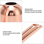 Watering Can, Stainless Steel Long Spout Sprinkling Pot, Long Spout Pot Stainless Steel Rose Gold for House Bonsai Garden Flower - Image 5