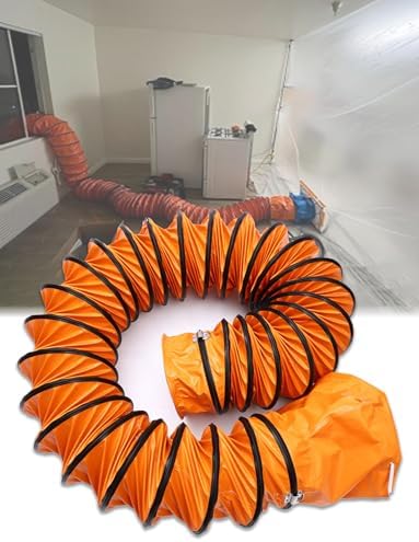 36" PVC Flexible Ducting Hose - Industrial Ventilation Duct for Utility Blower Fans, Attic Exhaust, Residential & Factory Use, Heavy-Duty Air Ducts, Max Airflow by Unknown