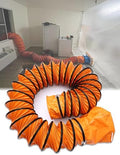36" PVC Flexible Duct Hose - Industrial Ducting for Utility Blower Fans, Attic Exhaust, Residential & Factory Ventilation, Durable Airflow Solution by Unknown