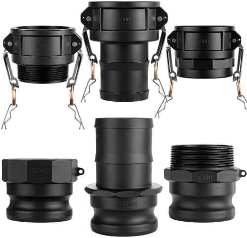 Pelopy 6 Pcs 3 Inch Black Cam Lock Fittings Kit by Pelopy