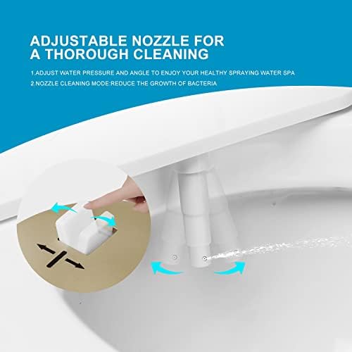 GLIGAM Ultra-Slim Bidet Attachment for Toilet，Non-Electric Bidet Attachment - Image 3