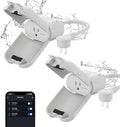 ELEGRP PQR11 Outdoor Smart Dimmer Plug Waterproof IP66, Smart WiFi Plug Compatible with Alexa & Google Assistant, Outdoor Dimmer for String Lights, No Hub Required, UL Certified, 2 Pack, Grey by ELEGRP%7CELEGROUP