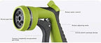 Marycan Garden Hose Nozzle Spray Nozzle, 8 Adjustable Watering Patterns Multifunctional Gardening Sprinkler - Image 3