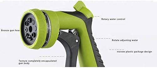 Marycan Garden Hose Nozzle Spray Nozzle, 8 Adjustable Watering Patterns Multifunctional Gardening Sprinkler - Image 3