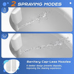 SAMODRA Ultra-Slim Hygienic Bidets Attachment for Existing Toilets - Adjustable Fresh Water Pressure Dual Nozzle (Frontal & Rear Wash) Easy to Install, Rose Gold - Image 2