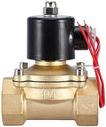 DN32 AC 220V 1-1/4" IP65 2 Position 2 Way Brass Solenoid Valve Normally Closed Electric Valve by Unknown