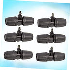 Veemoon 3/8 Barb Lock Hose Connector - 50Pcs Drip Irrigation Tubing Fittings for Efficient Watering - Image 5