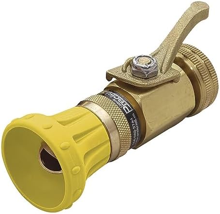 Underhill Precision Rainbow with High Flow Control Valve Garden Water Hose Nozzle, 15 GPM 80 PSI, 3/4-Inch Thread Inlet by 1-Inch, HN1500CV by Underhill