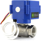 U.S. Solid 1/2"NPT NSF Certified 304SS 304 Motorized Ball Valve, Full Port, 9-24V AC/DC, 3-Wire Latching (Self-Hold) Control - Image 4