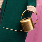 Watering Can Decorative Copper Colored 1.2L Easy Pour Gooseneck Spout for Fast and Outdoor Indoor Plant - Image 4