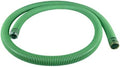 Gloxco Heavy Duty EPDM All Weather Suction Hose Assembly, Black Tube, Lime Green Helix, 3" Inside Diameter with Male x Female NPSM Pinlug Fittings Installed, 20 ft Length by Gloxco