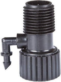 One Stop Outdoor Drip Irrigation Riser Adapter Drip and Sprinkler Watering, 1/2" Female Pipe Thread x 1/2" Male Pipe Thread x 1/4" Barbed End (25) by OneStopOutdoor