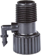 One Stop Outdoor Drip Irrigation Riser Adapter Drip and Sprinkler Watering, 1/2" Female Pipe Thread x 1/2" Male Pipe Thread x 1/4" Barbed End (25) by OneStopOutdoor