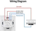 Switch Water Heater on/Off Voice Control Touch Timer(703EU-White) - Image 5