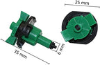 Garden Lawn Sprinkler Irrigation System Greenhouse Rotary Sprinkler Hanging Mist Sprinkler Garden Micro Drip Irrigation Accessories Water Mist Sprinkler 20 Pieces (Color : Hang Sprinklers) - Image 3