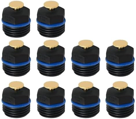60pcs 360° Adjustable Misting Nozzle, 1/2" Micro Spray Heads for Garden Lawn Irrigation by Unknown