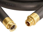 3/4" x 50' Garden Hose - Heavy-Duty Contractors Rubber Garden Hose - Made in the USA - Image 3